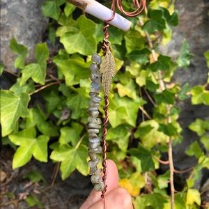 Labradorite Smoke Holder